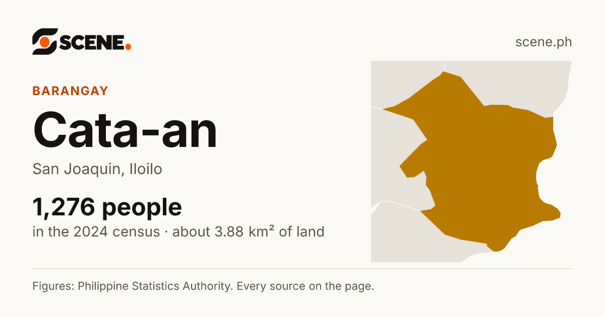 Cata-an, San Joaquin, barangay: 1,276 people in the 2024 census