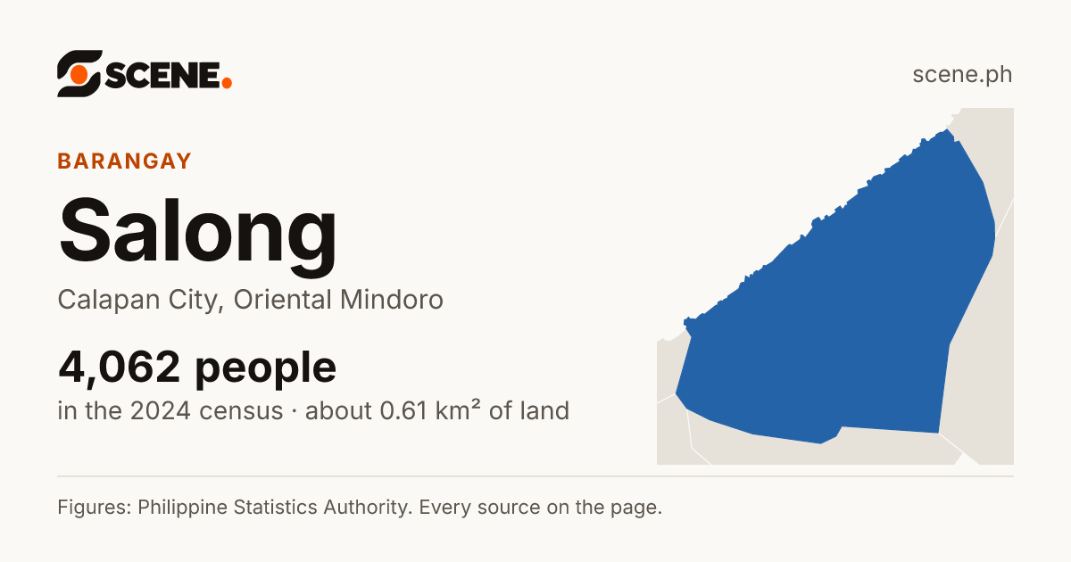 Salong, Calapan City, barangay: 4,062 people in the 2024 census