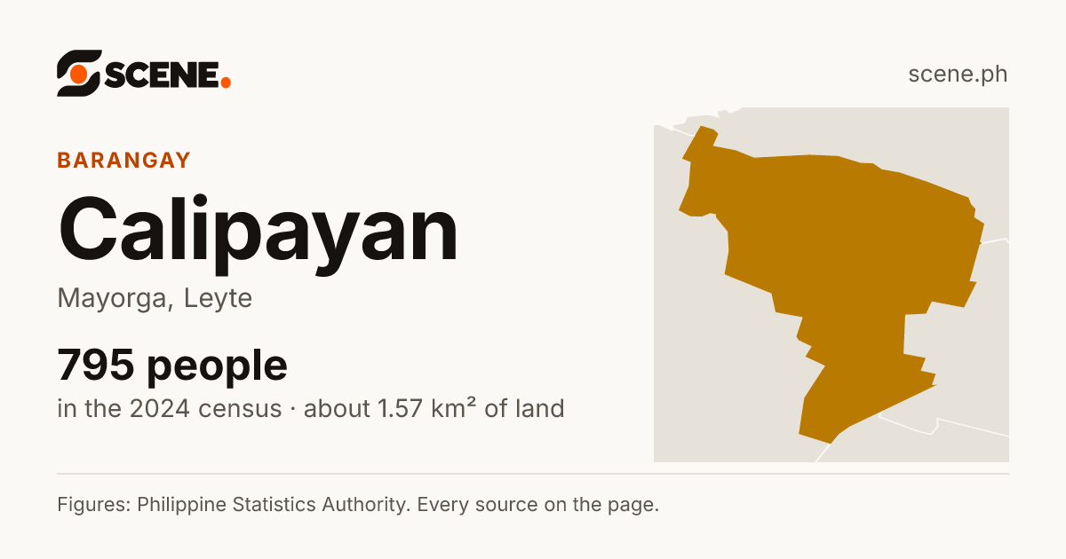 Calipayan, Mayorga, barangay: 795 people in the 2024 census