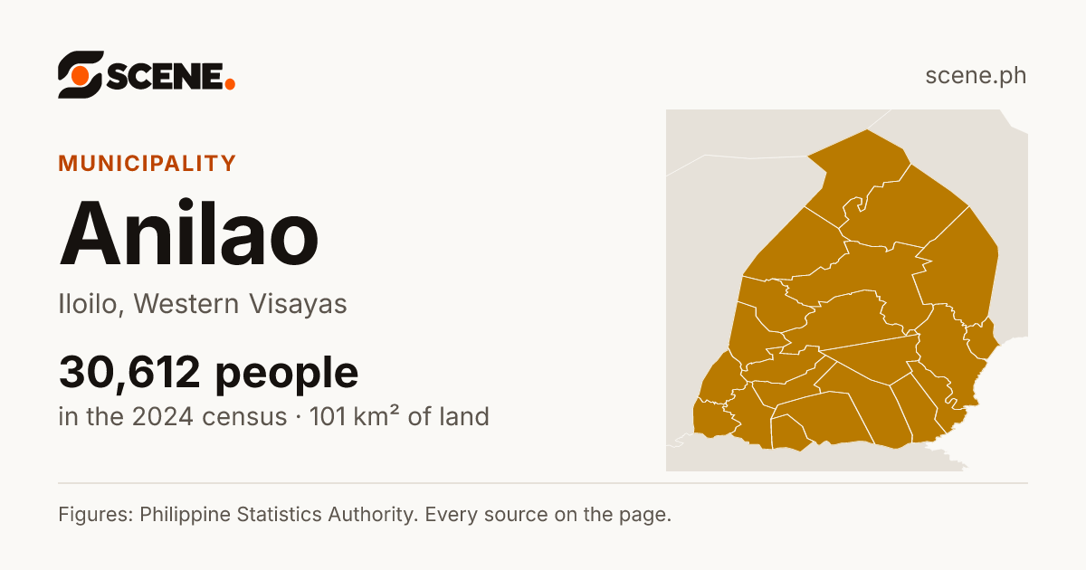 Anilao, Iloilo, municipality: 30,612 people in the 2024 census