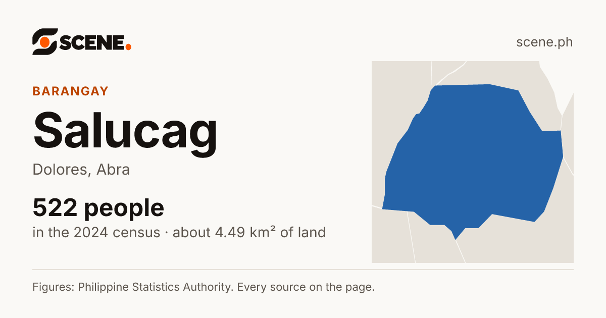 Salucag, Dolores, barangay: 522 people in the 2024 census