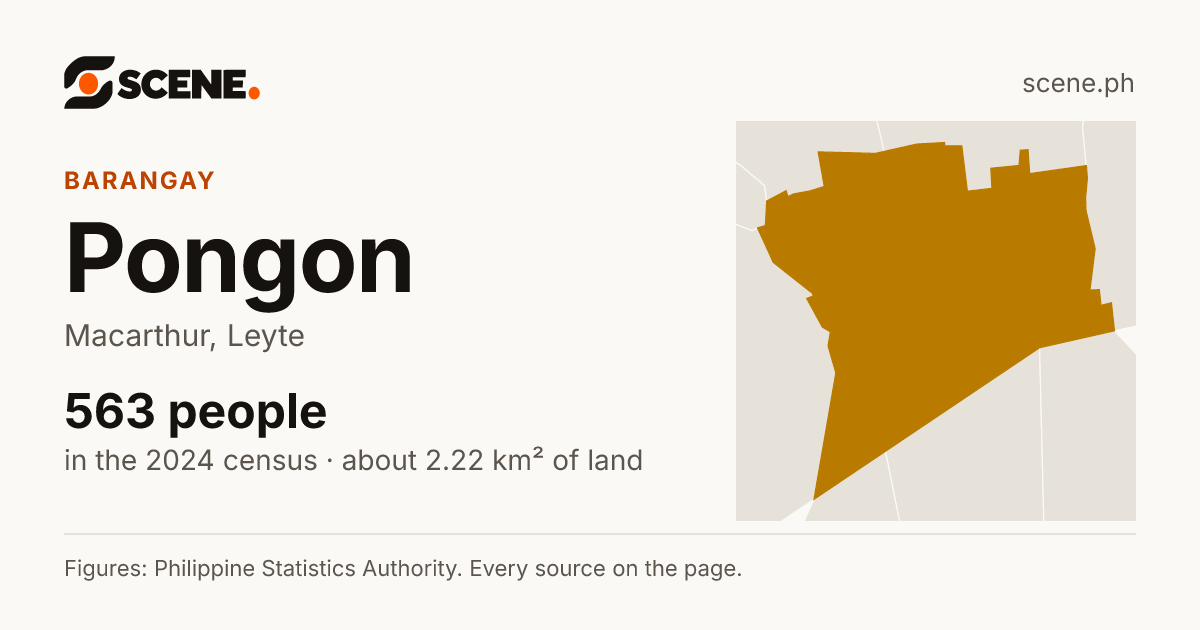 Pongon, Macarthur, barangay: 563 people in the 2024 census