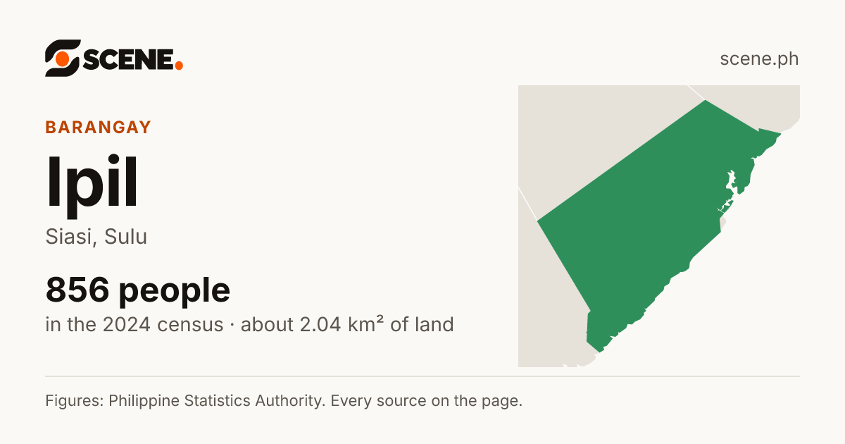 Ipil, Siasi, barangay: 856 people in the 2024 census