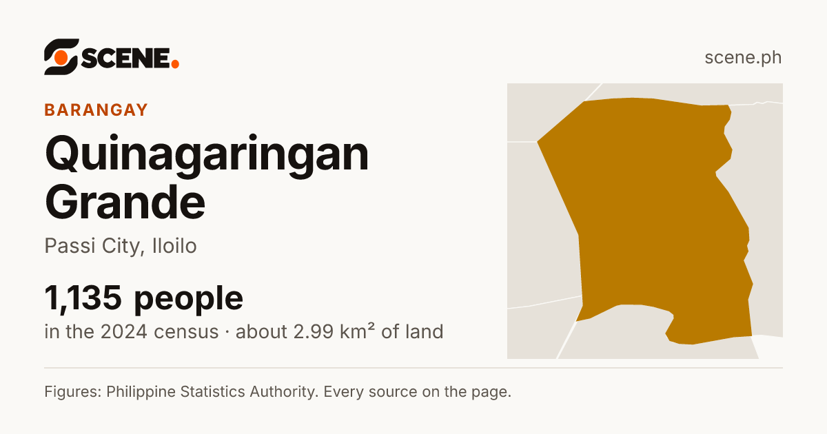 Quinagaringan Grande, Passi City, barangay: 1,135 people in the 2024 census