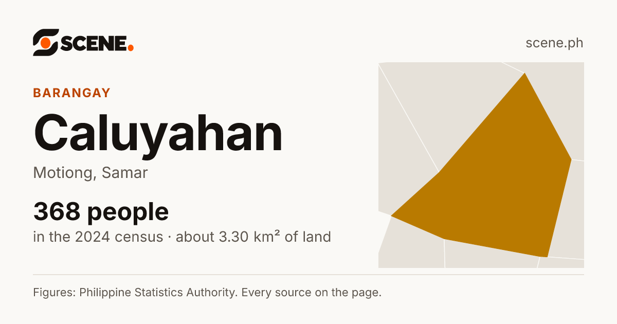 Caluyahan, Motiong, barangay: 368 people in the 2024 census
