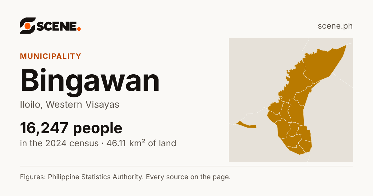 Bingawan, Iloilo, municipality: 16,247 people in the 2024 census