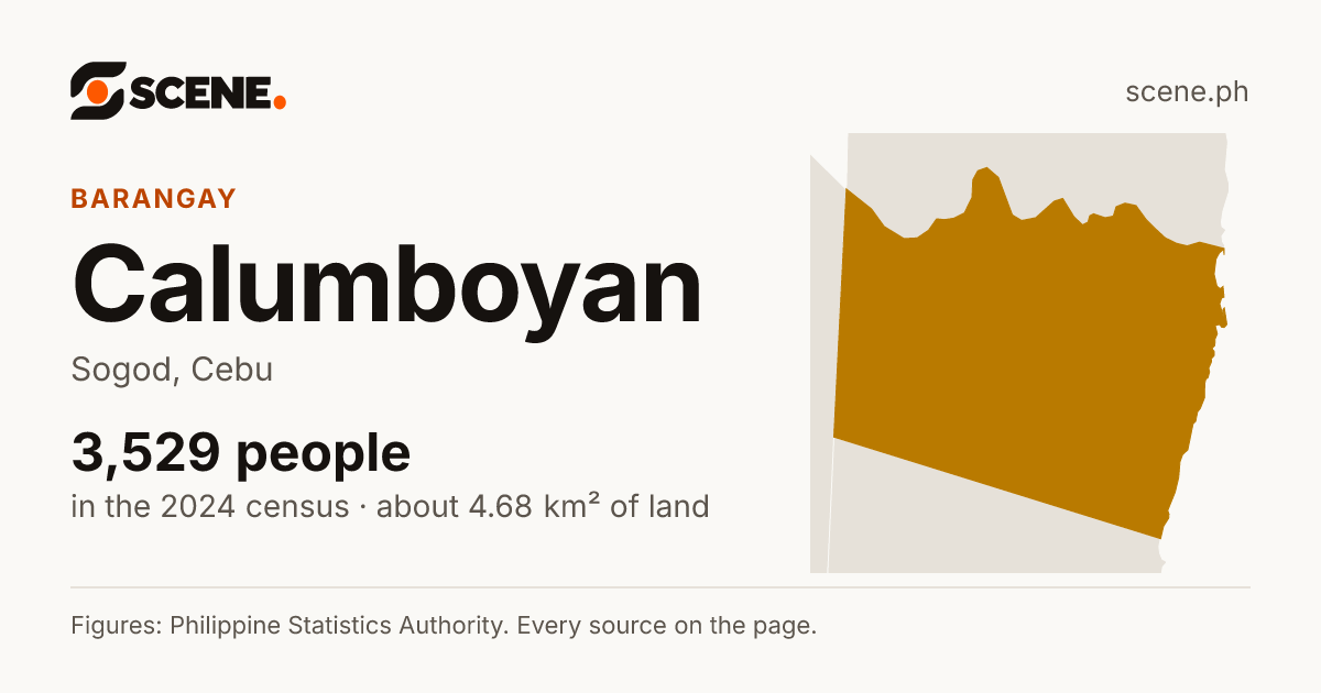 Calumboyan, Sogod, barangay: 3,529 people in the 2024 census
