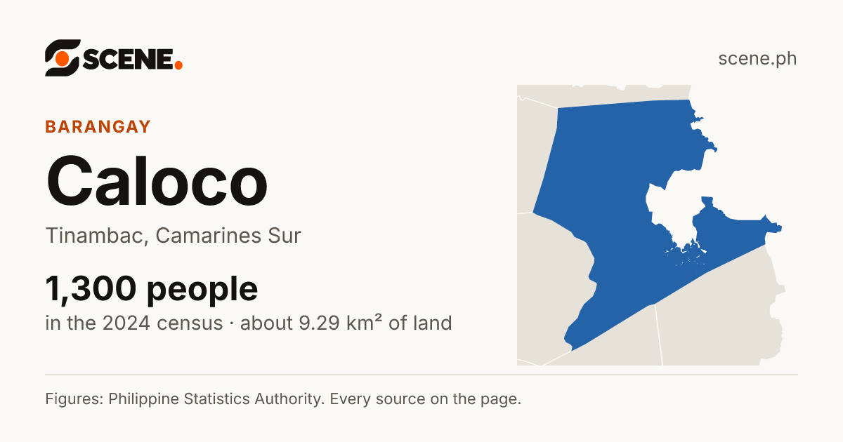 Caloco, Tinambac, barangay: 1,300 people in the 2024 census