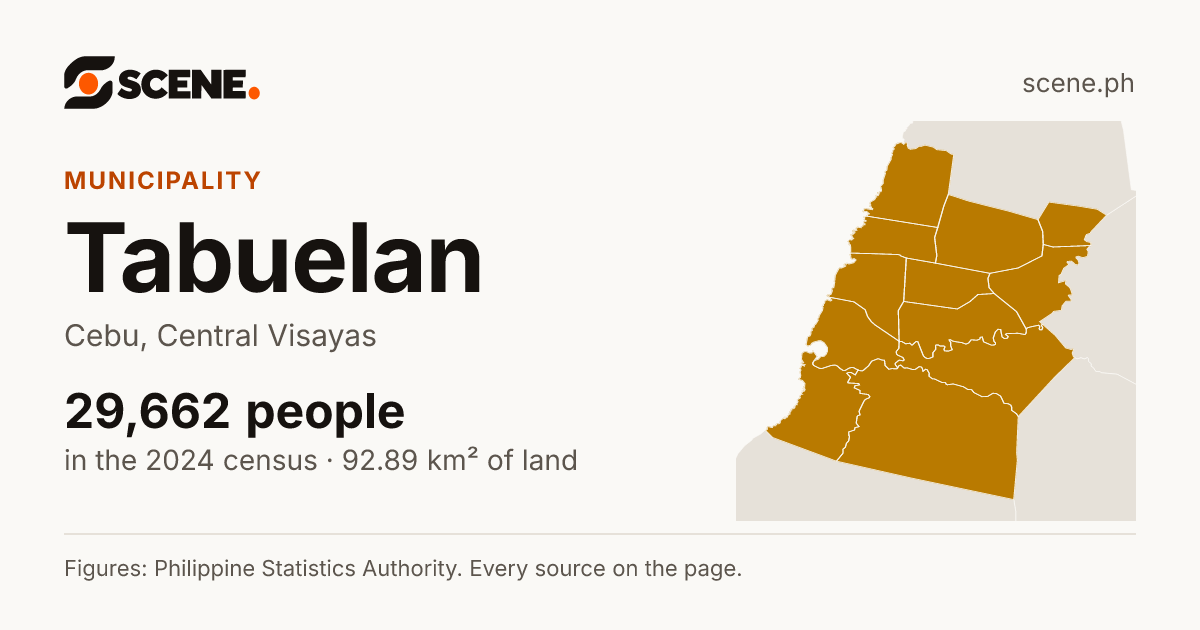 Tabuelan, Cebu, municipality: 29,662 people in the 2024 census