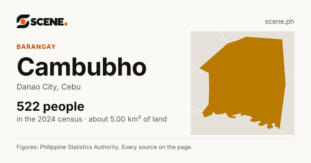 Cambubho, Danao City, barangay: 522 people in the 2024 census