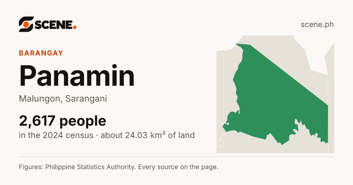Panamin, Malungon, barangay: 2,617 people in the 2024 census