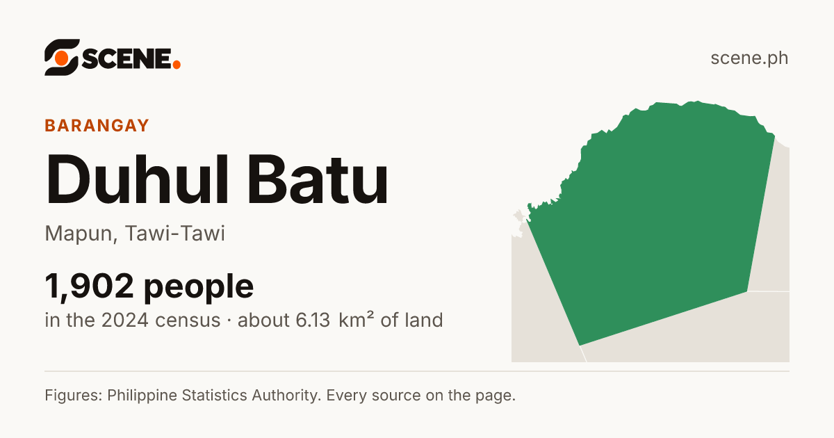 Duhul Batu, Mapun, barangay: 1,902 people in the 2024 census