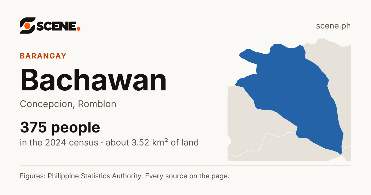 Bachawan, Concepcion, barangay: 375 people in the 2024 census