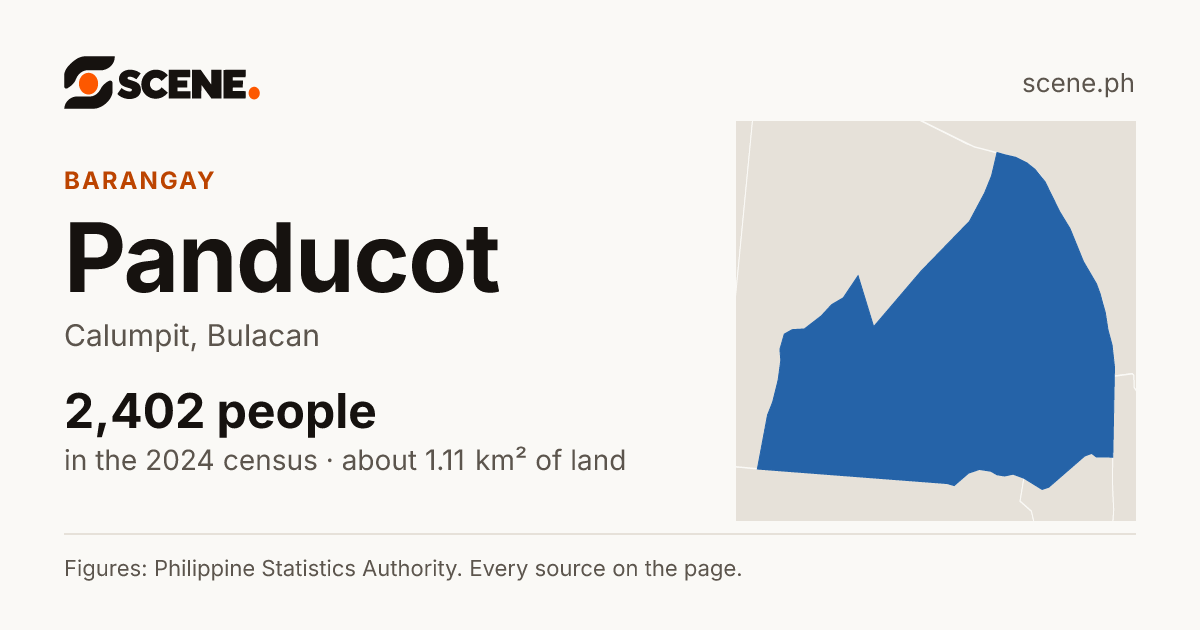 Panducot, Calumpit, barangay: 2,402 people in the 2024 census