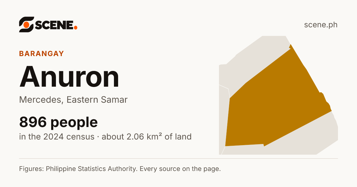Anuron, Mercedes, barangay: 896 people in the 2024 census
