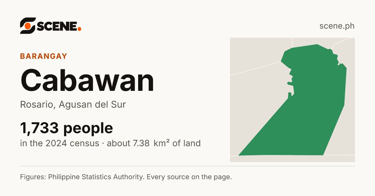 Cabawan, Rosario, barangay: 1,733 people in the 2024 census