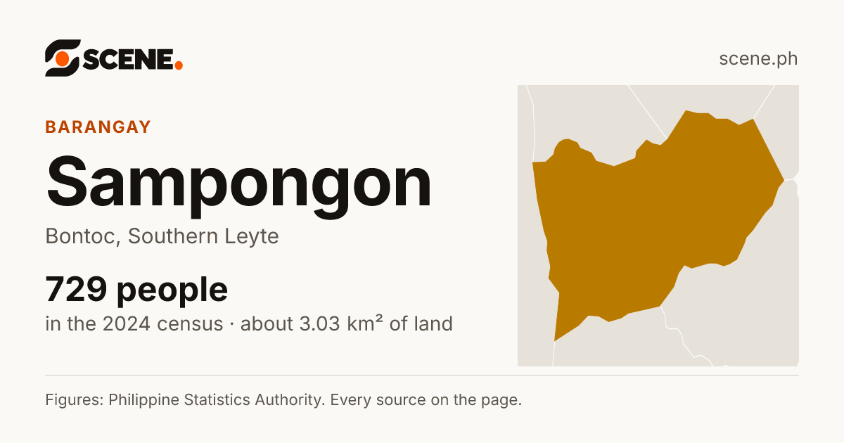 Sampongon, Bontoc, barangay: 729 people in the 2024 census