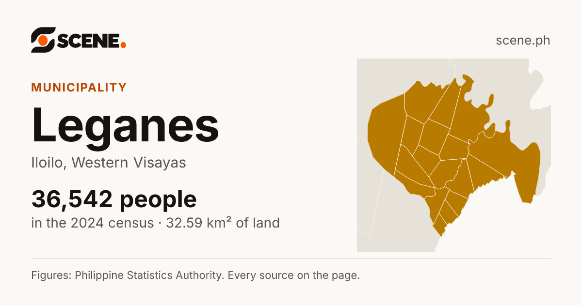 Leganes, Iloilo, municipality: 36,542 people in the 2024 census