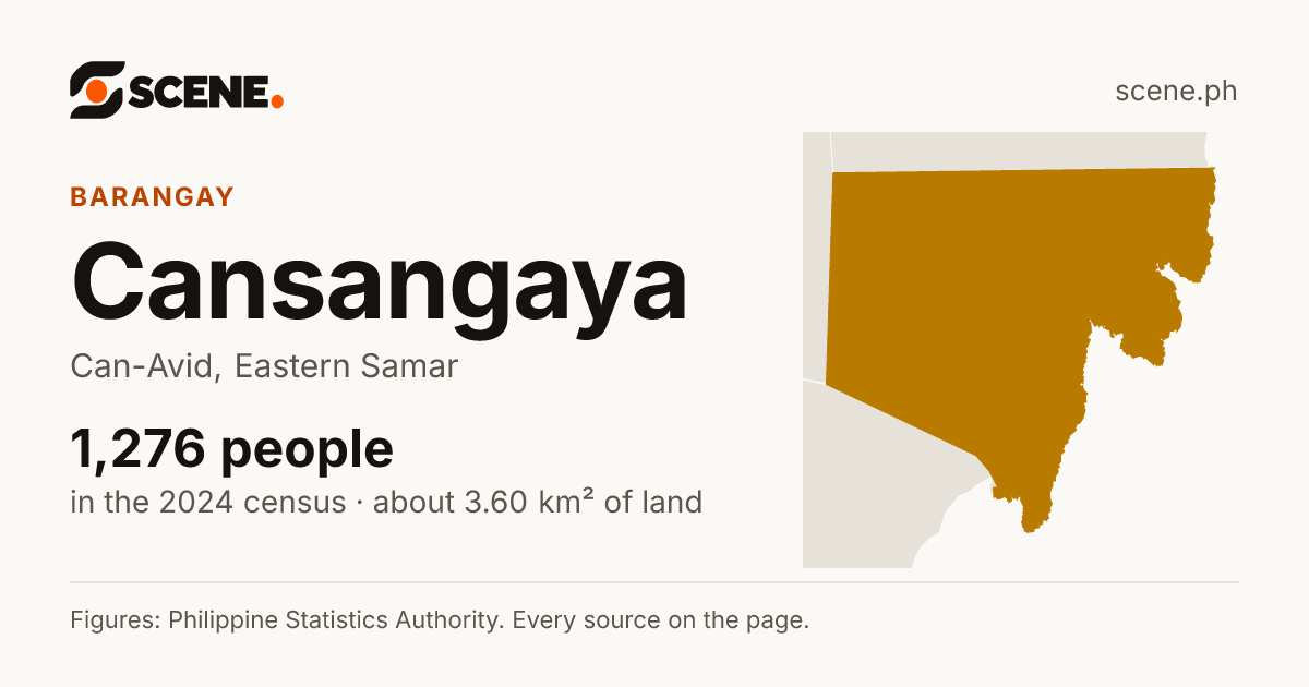 Cansangaya, Can-Avid, barangay: 1,276 people in the 2024 census
