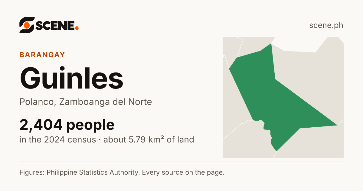 Guinles, Polanco, barangay: 2,404 people in the 2024 census