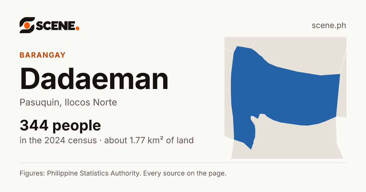 Dadaeman, Pasuquin, barangay: 344 people in the 2024 census
