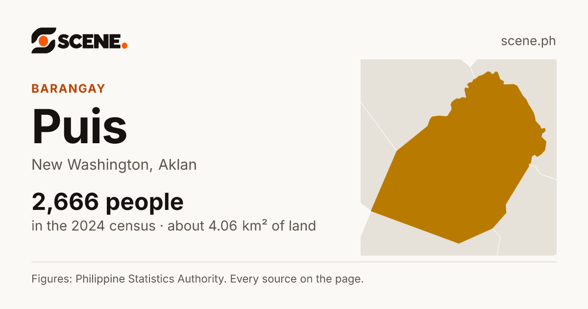 Puis, New Washington, barangay: 2,666 people in the 2024 census