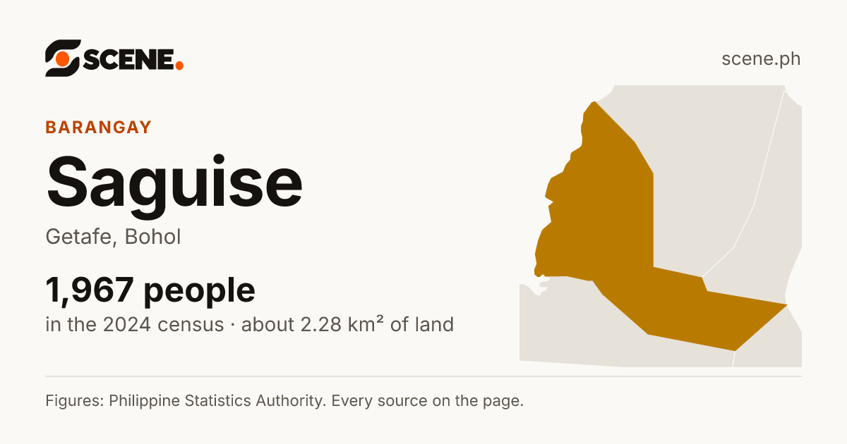 Saguise, Getafe, barangay: 1,967 people in the 2024 census