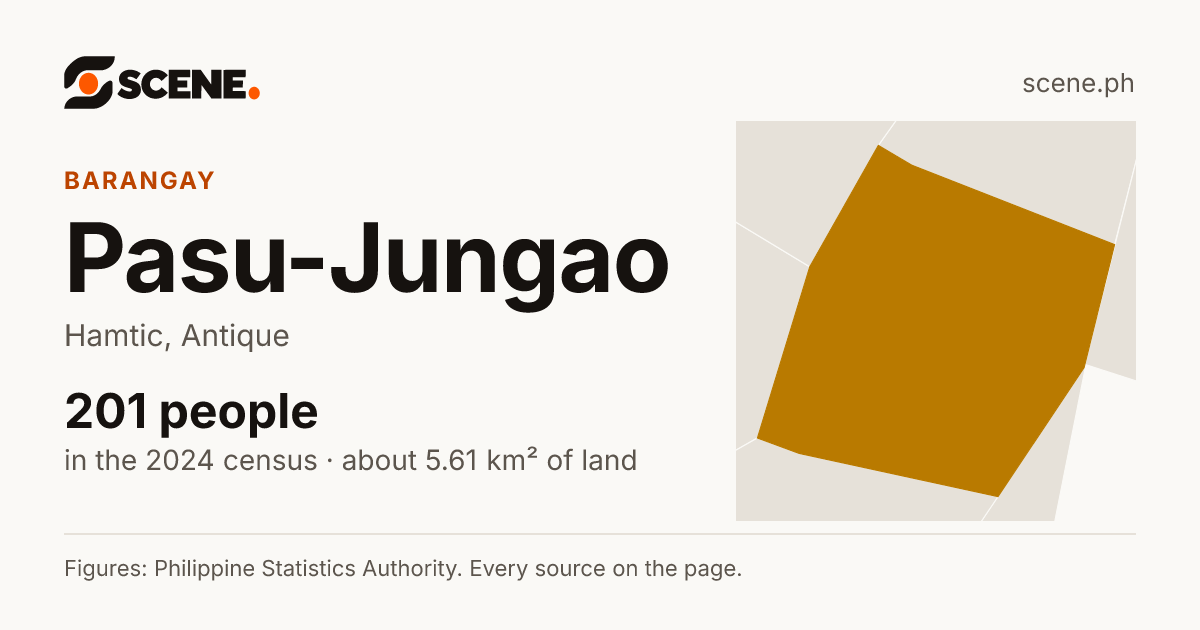 Pasu-Jungao, Hamtic, barangay: 201 people in the 2024 census
