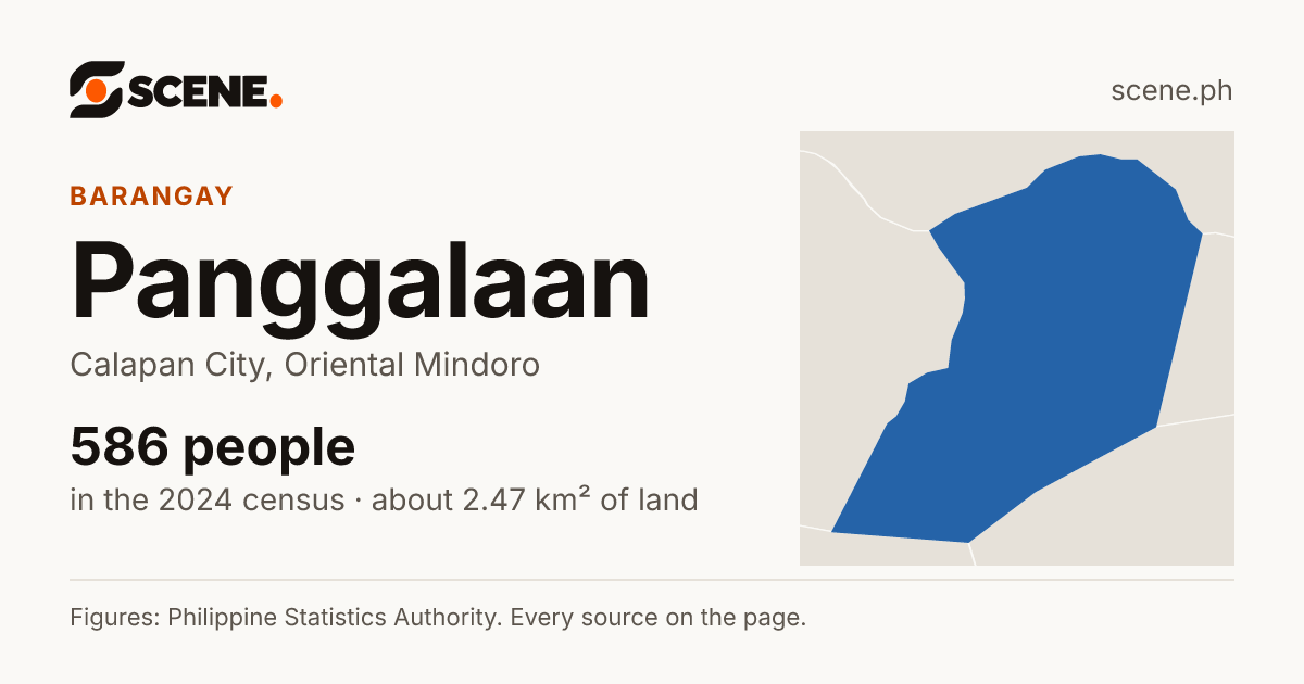 Panggalaan, Calapan City, barangay: 586 people in the 2024 census