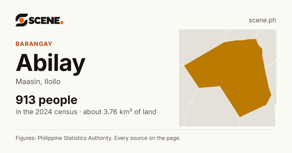 Abilay, Maasin, barangay: 913 people in the 2024 census