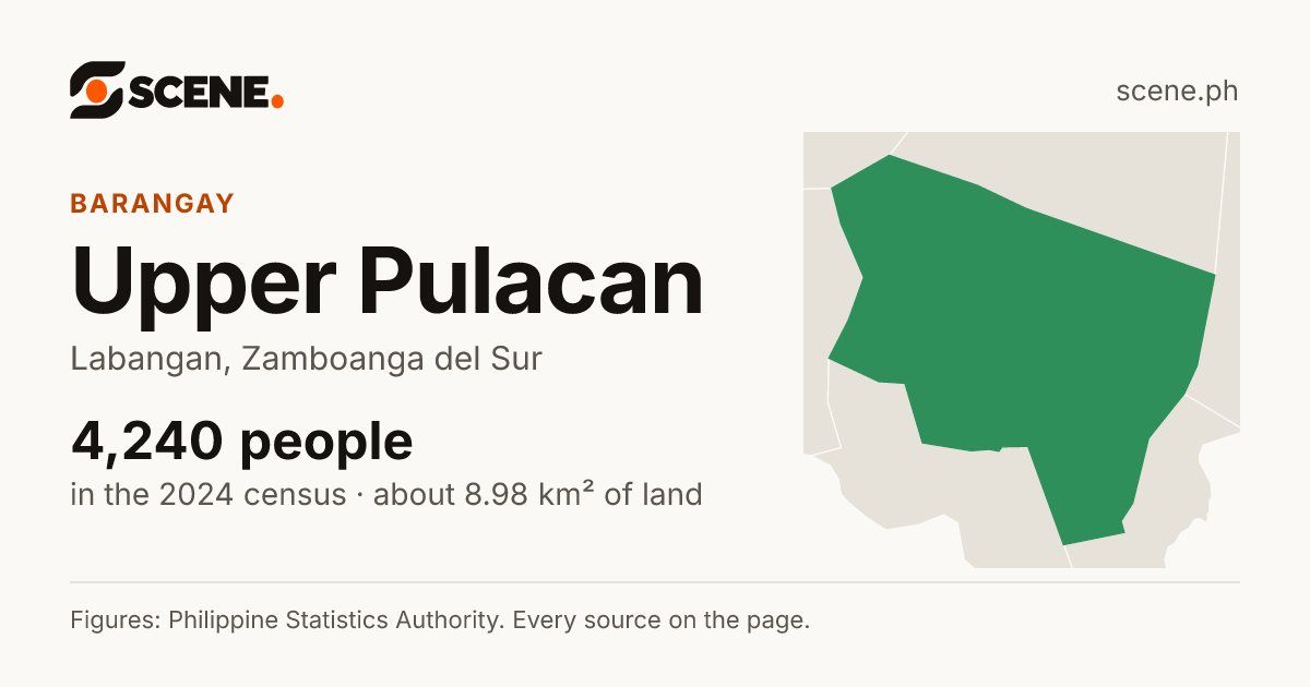 Upper Pulacan, Labangan, barangay: 4,240 people in the 2024 census