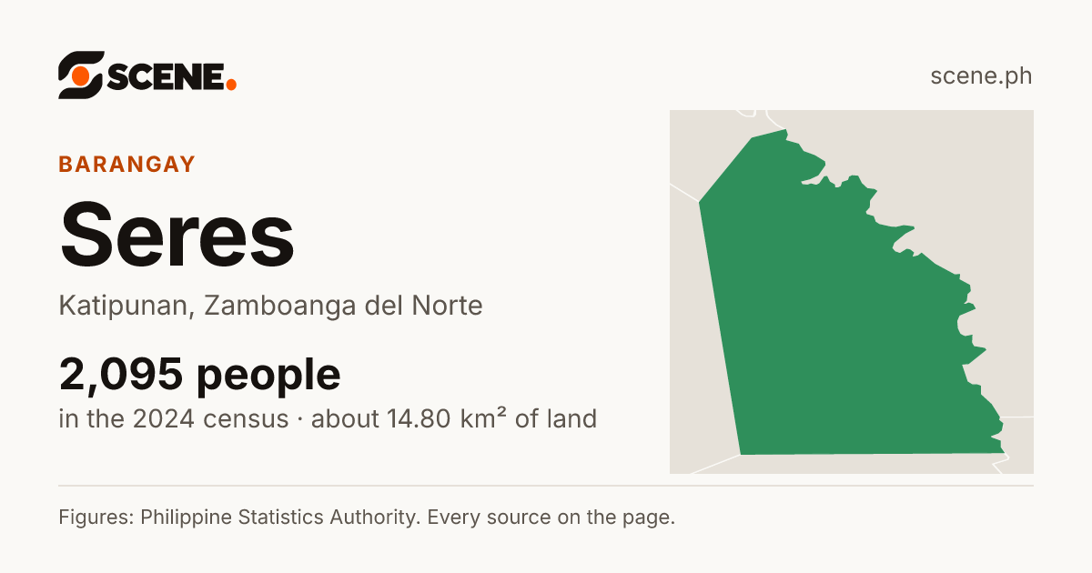 Seres, Katipunan, barangay: 2,095 people in the 2024 census