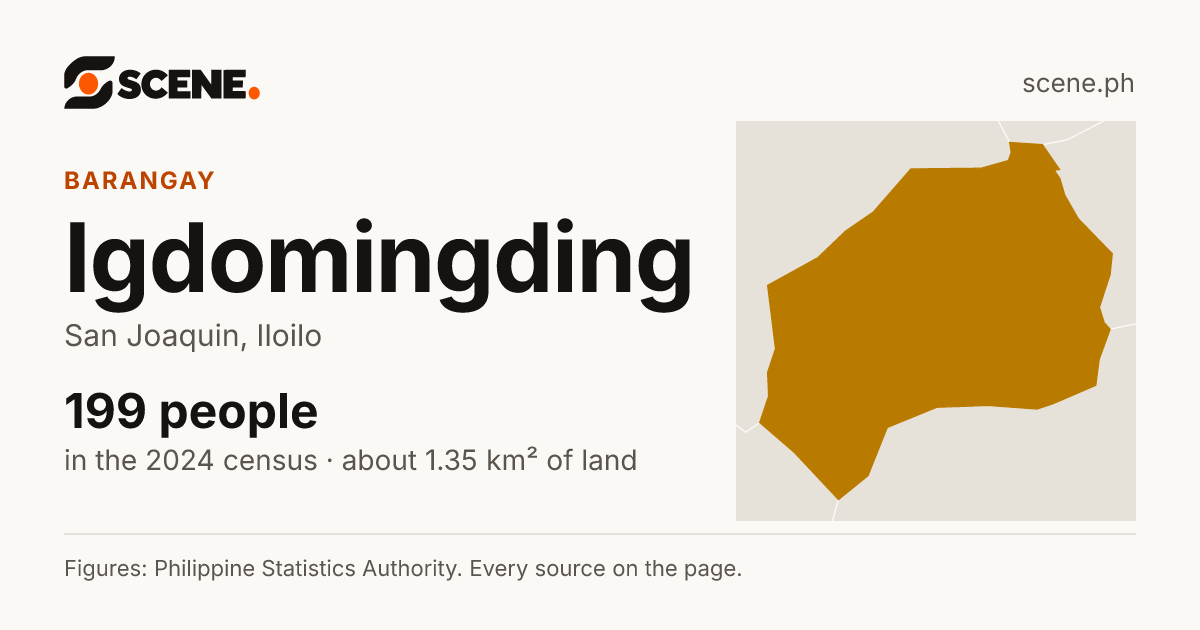 Igdomingding, San Joaquin, barangay: 199 people in the 2024 census