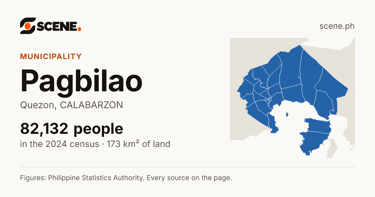 Pagbilao, Quezon, municipality: 82,132 people in the 2024 census