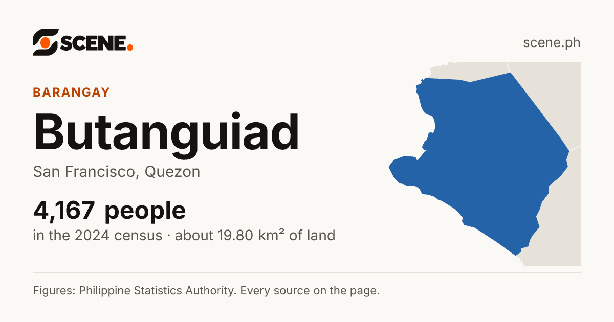 Butanguiad, San Francisco, barangay: 4,167 people in the 2024 census