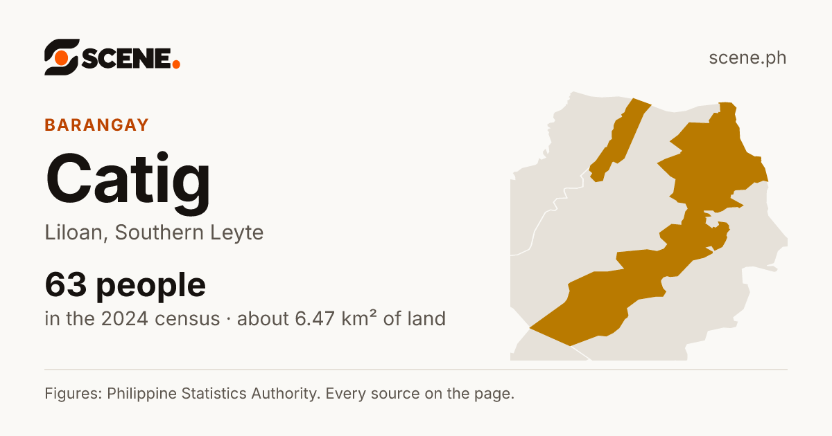 Catig, Liloan, barangay: 63 people in the 2024 census