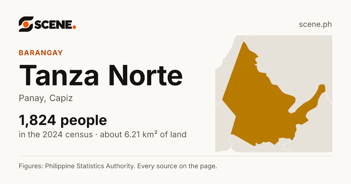 Tanza Norte, Panay, barangay: 1,824 people in the 2024 census