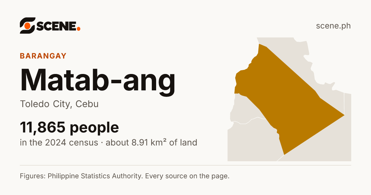 Matab-ang, Toledo City, barangay: 11,865 people in the 2024 census