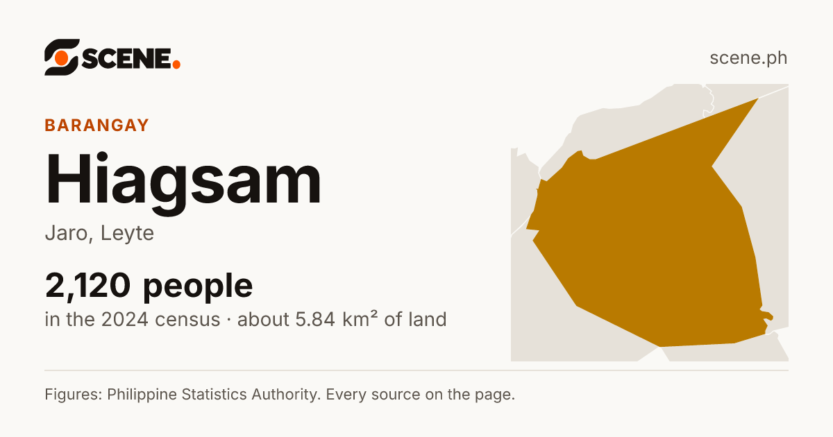 Hiagsam, Jaro, barangay: 2,120 people in the 2024 census