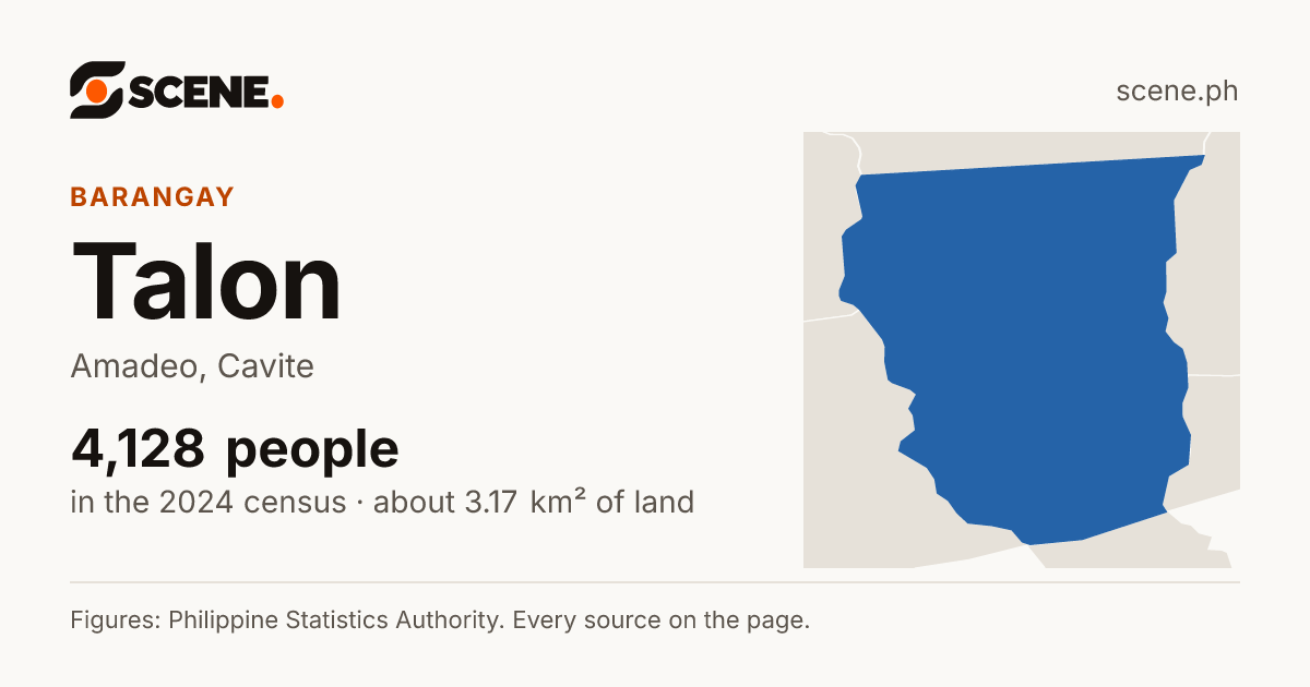 Talon, Amadeo, barangay: 4,128 people in the 2024 census