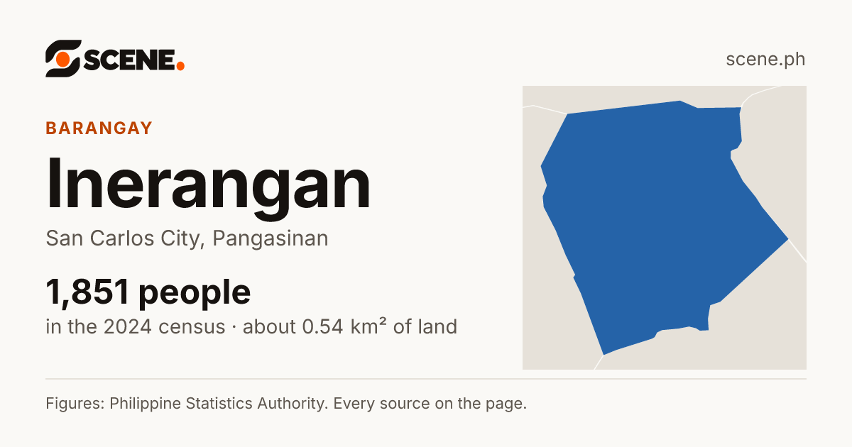 Inerangan, San Carlos City, barangay: 1,851 people in the 2024 census
