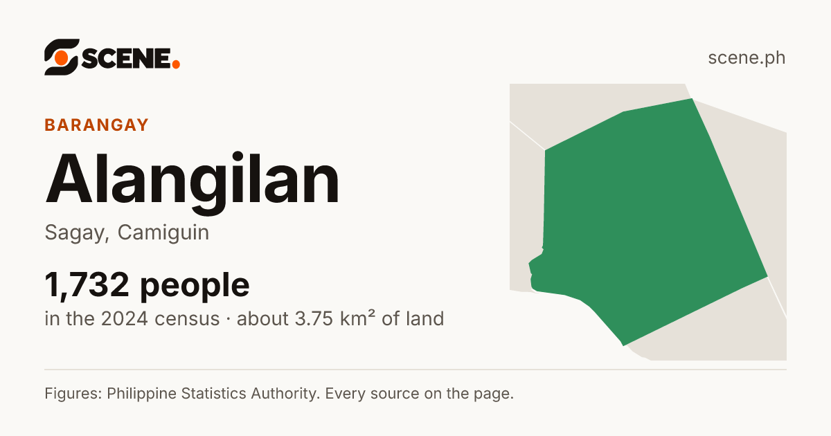 Alangilan, Sagay, barangay: 1,732 people in the 2024 census
