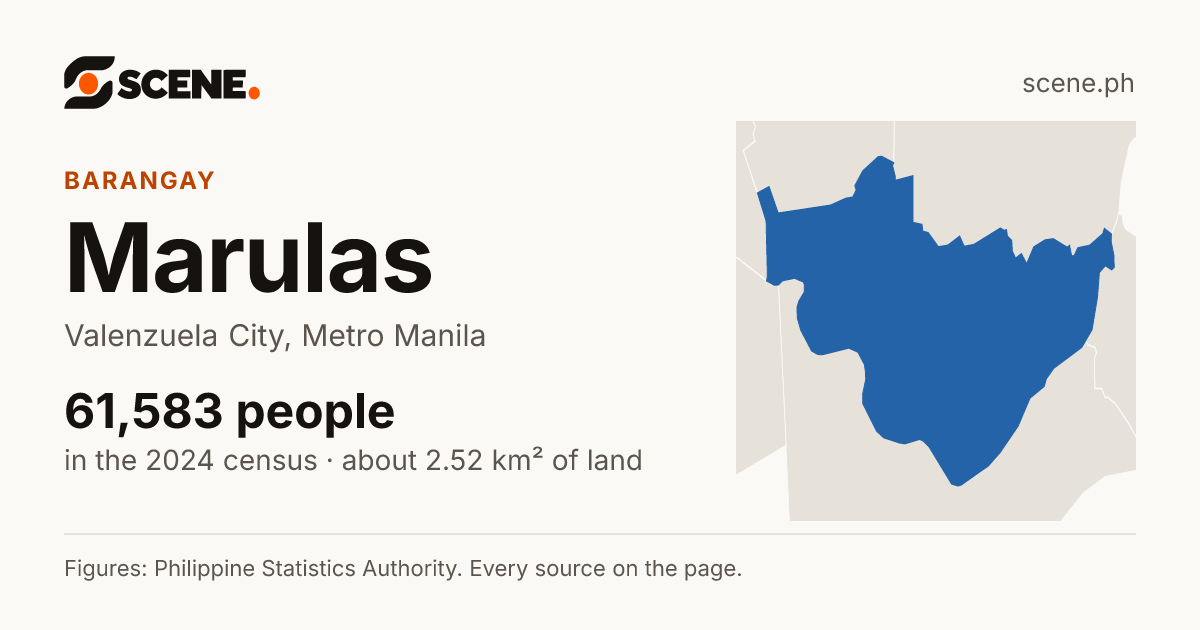 Marulas, Valenzuela City, barangay: 61,583 people in the 2024 census