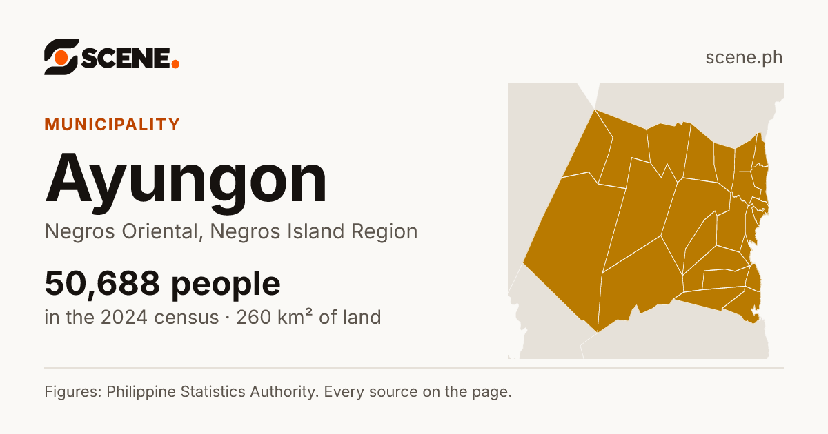 Ayungon, Negros Oriental, municipality: 50,688 people in the 2024 census