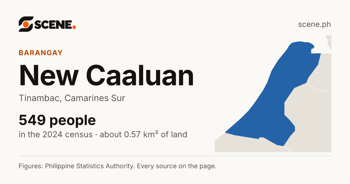 New Caaluan, Tinambac, barangay: 549 people in the 2024 census