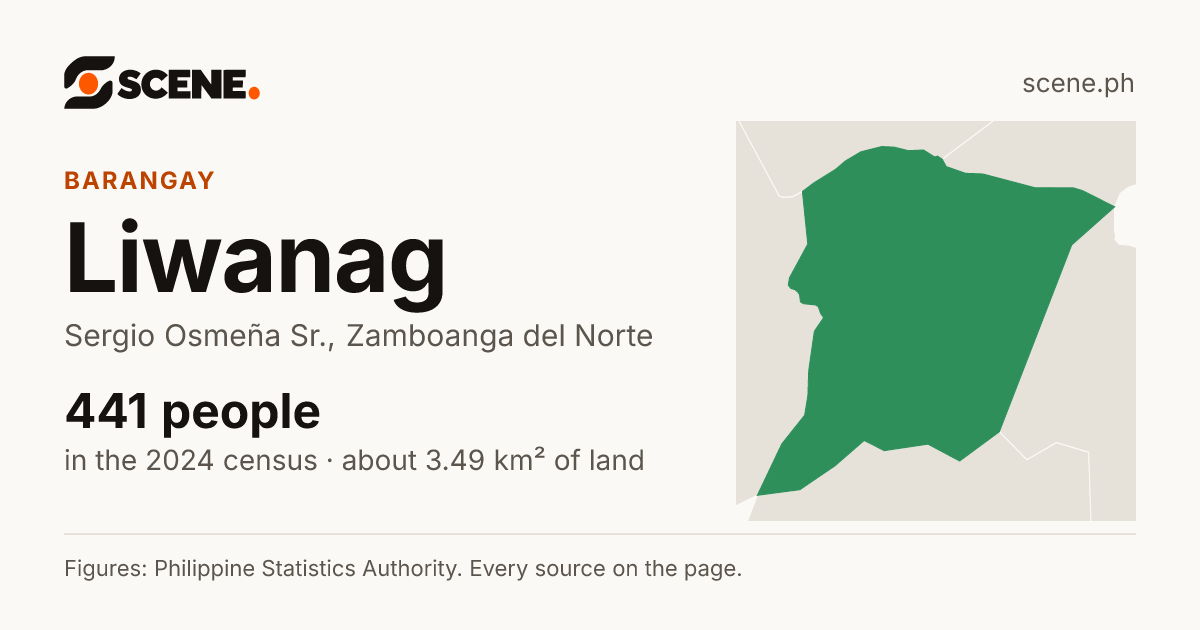 Liwanag, Sergio Osmeña Sr., barangay: 441 people in the 2024 census