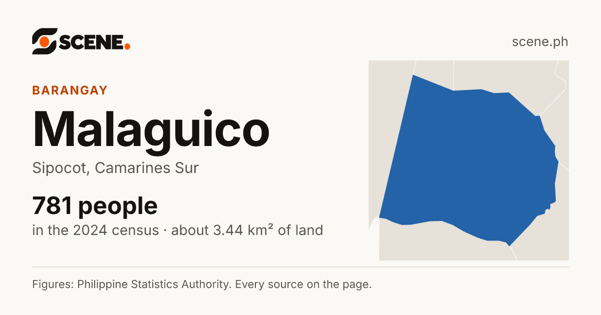 Malaguico, Sipocot, barangay: 781 people in the 2024 census