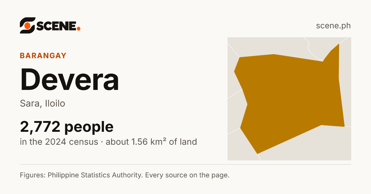 Devera, Sara, barangay: 2,772 people in the 2024 census