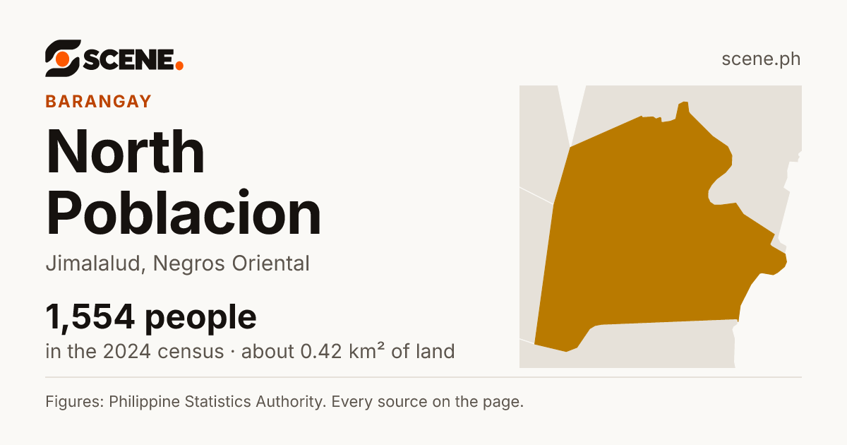 North Poblacion, Jimalalud, barangay: 1,554 people in the 2024 census