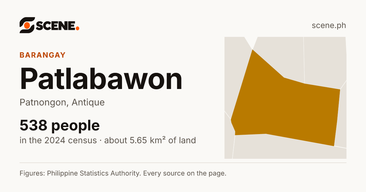 Patlabawon, Patnongon, barangay: 538 people in the 2024 census